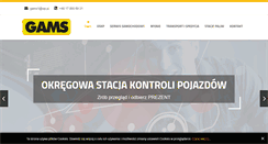 Desktop Screenshot of gams.com.pl