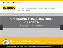 Tablet Screenshot of gams.com.pl