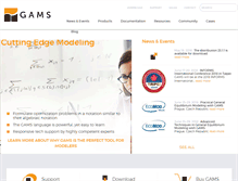 Tablet Screenshot of gams.com