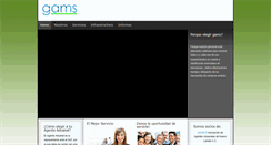 Desktop Screenshot of gams.com.mx